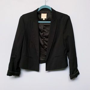 Silence + Noise Black Cropped Blazer - Size M